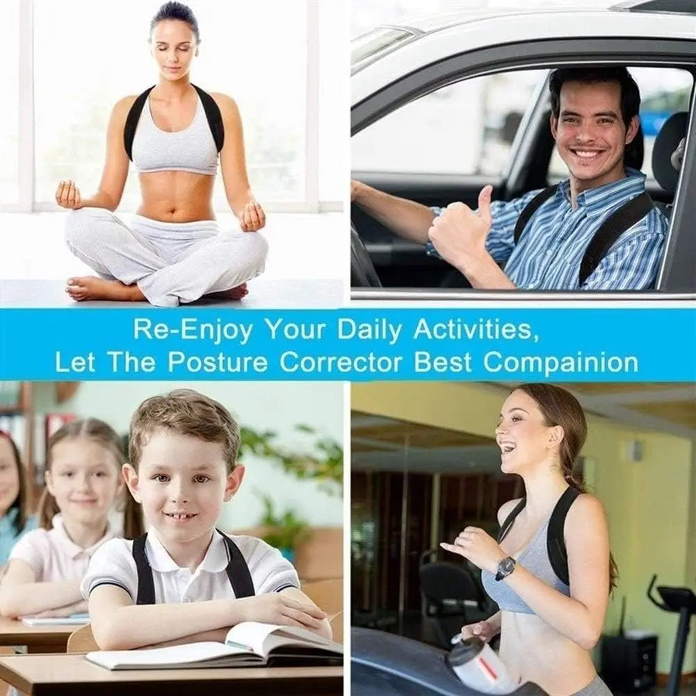 Adjustable Posture Corrector Belt for Shoulders and Back