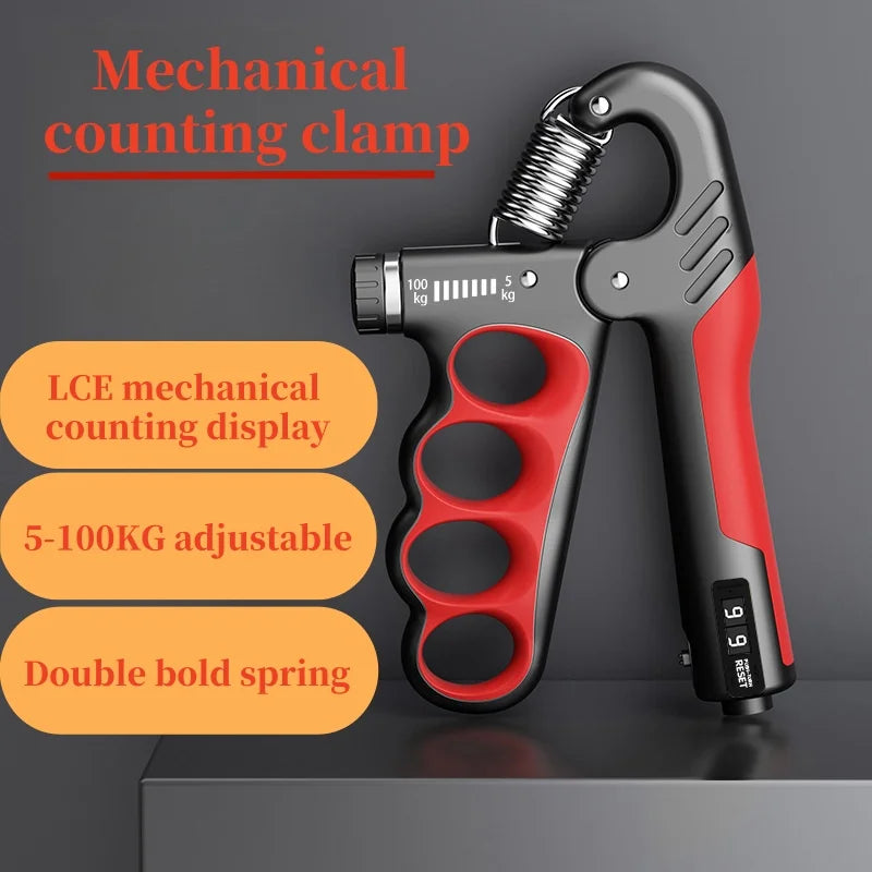 Adjustable Hand Strengthener for Strength Exercise, Muscle Recovery 5-100kg