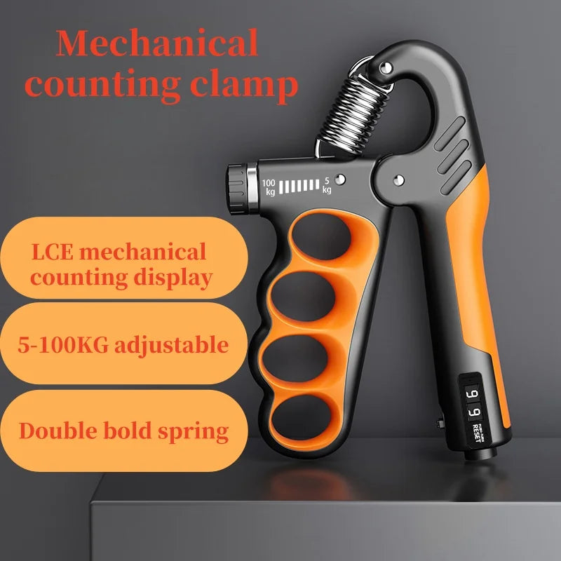 Adjustable Hand Strengthener for Strength Exercise, Muscle Recovery 5-100kg