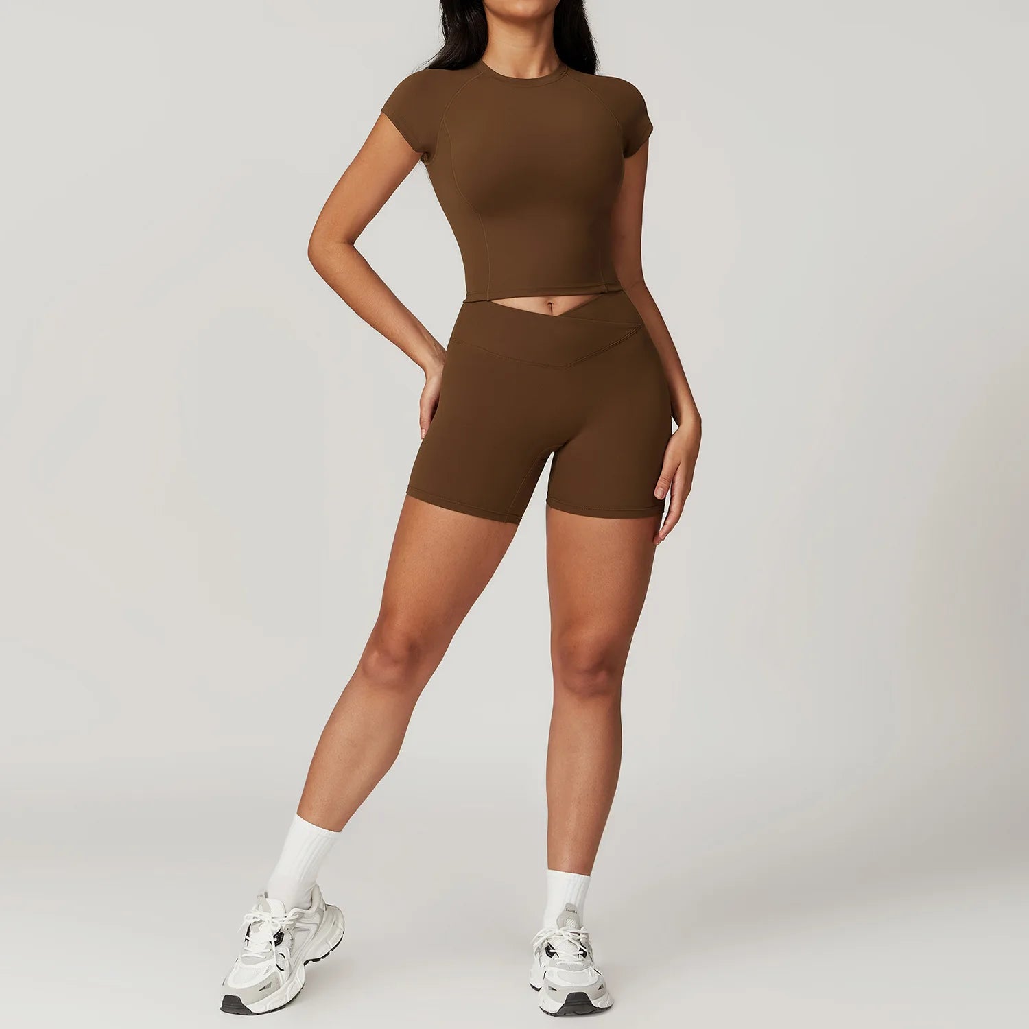 2 Pieces Sports Outfit Set for Women's Fitness Fashion
