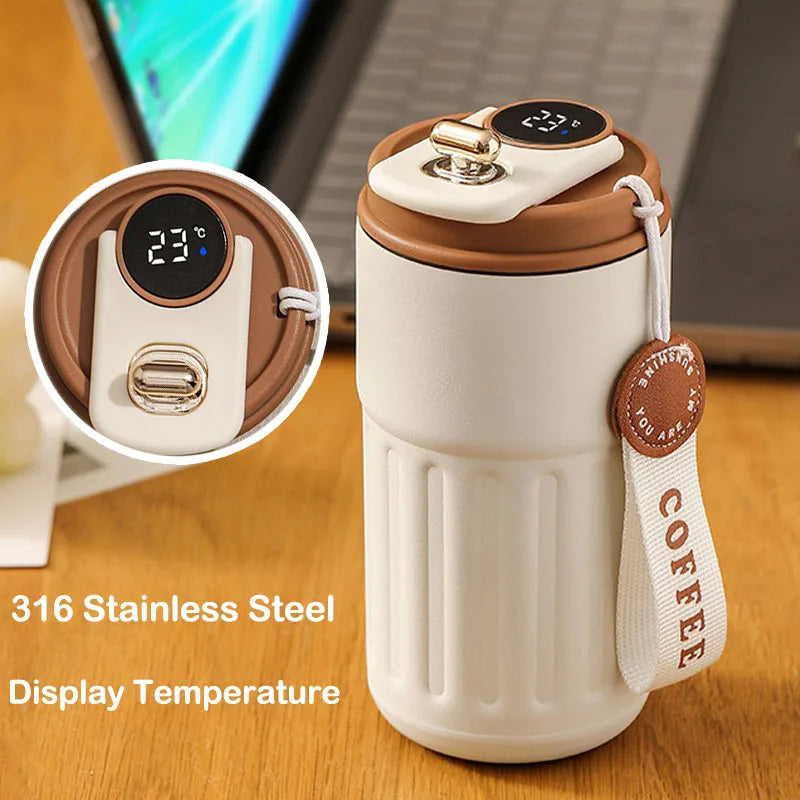 450ml Thermal Bottle with Smart Temperature Display