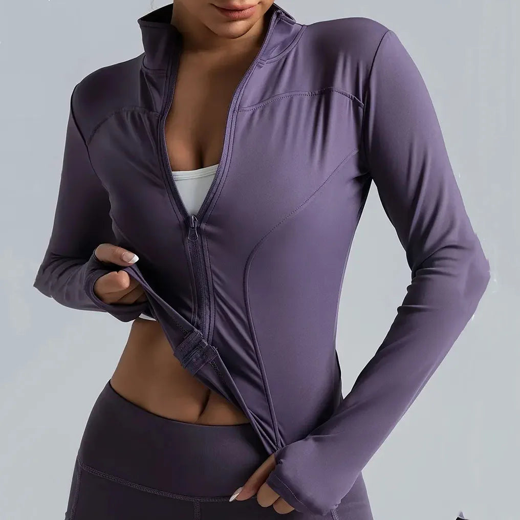 Yoga Coat Short Sports Jacket